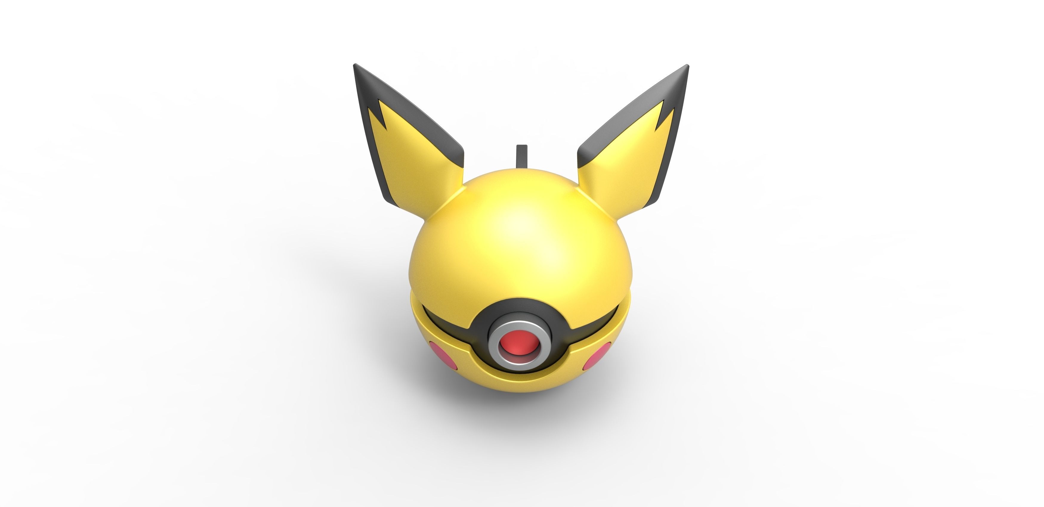 Pichu orb 3D print model_3