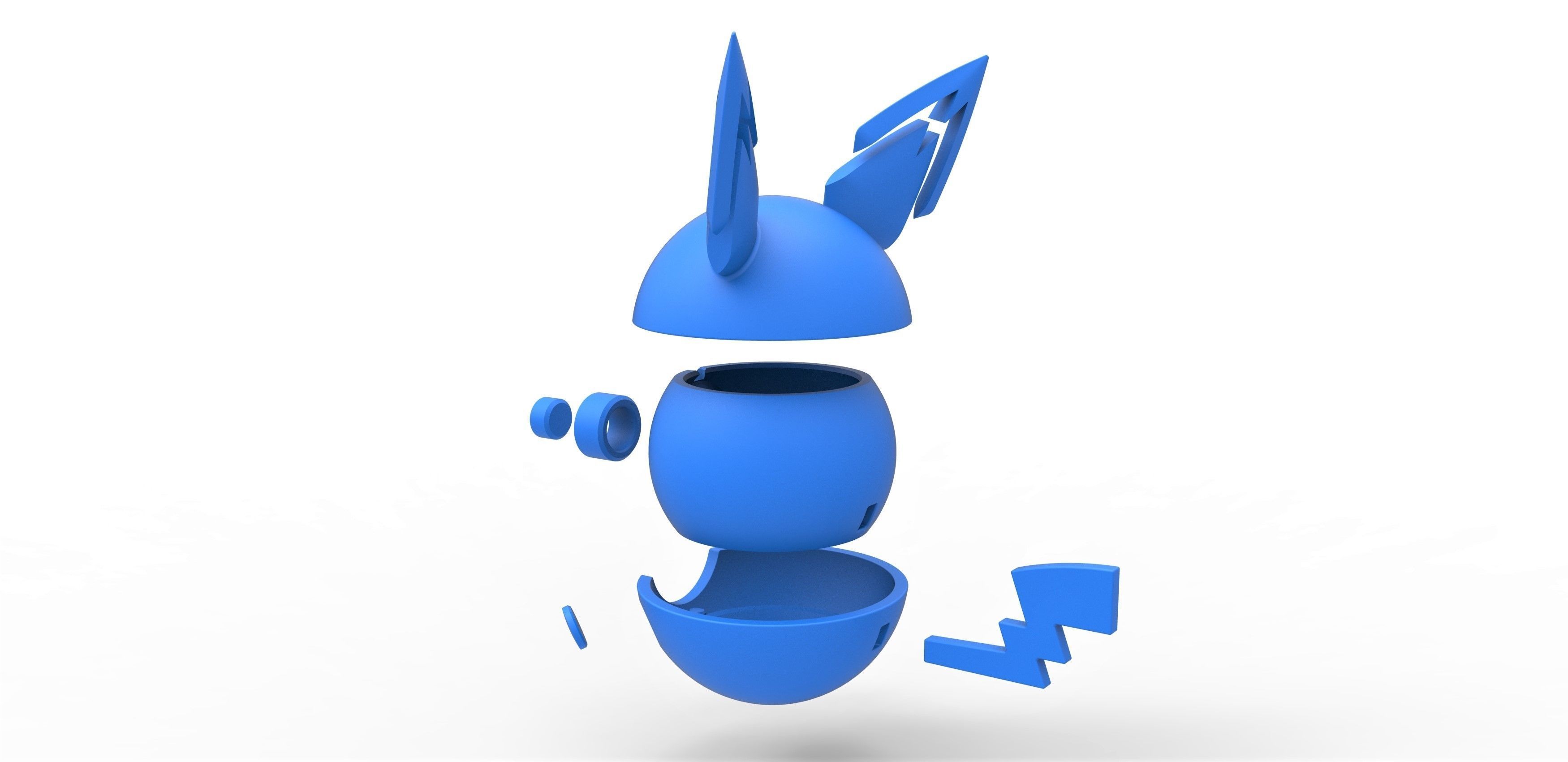 Pichu orb 3D print model_22