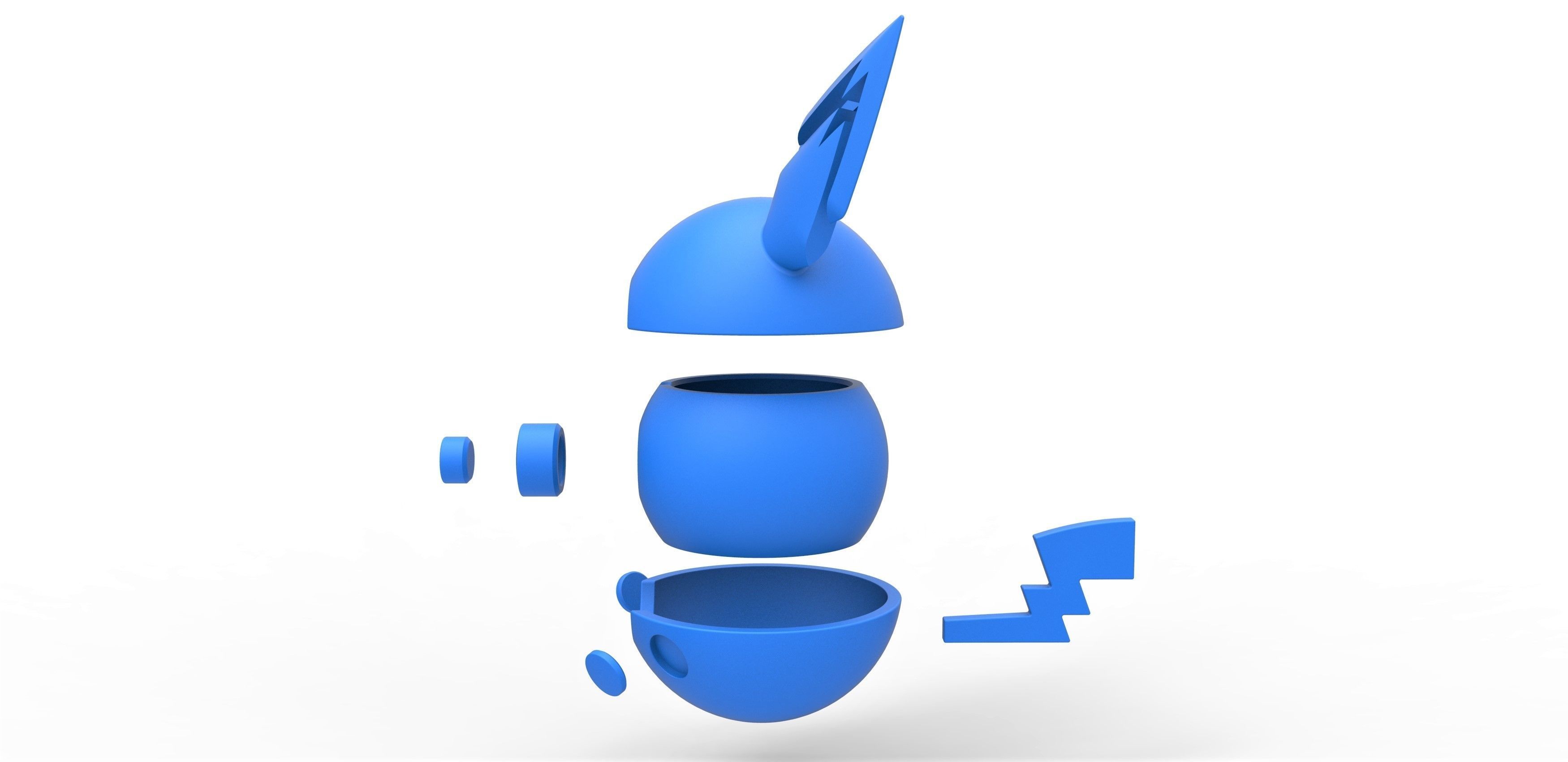 Pichu orb 3D print model_21