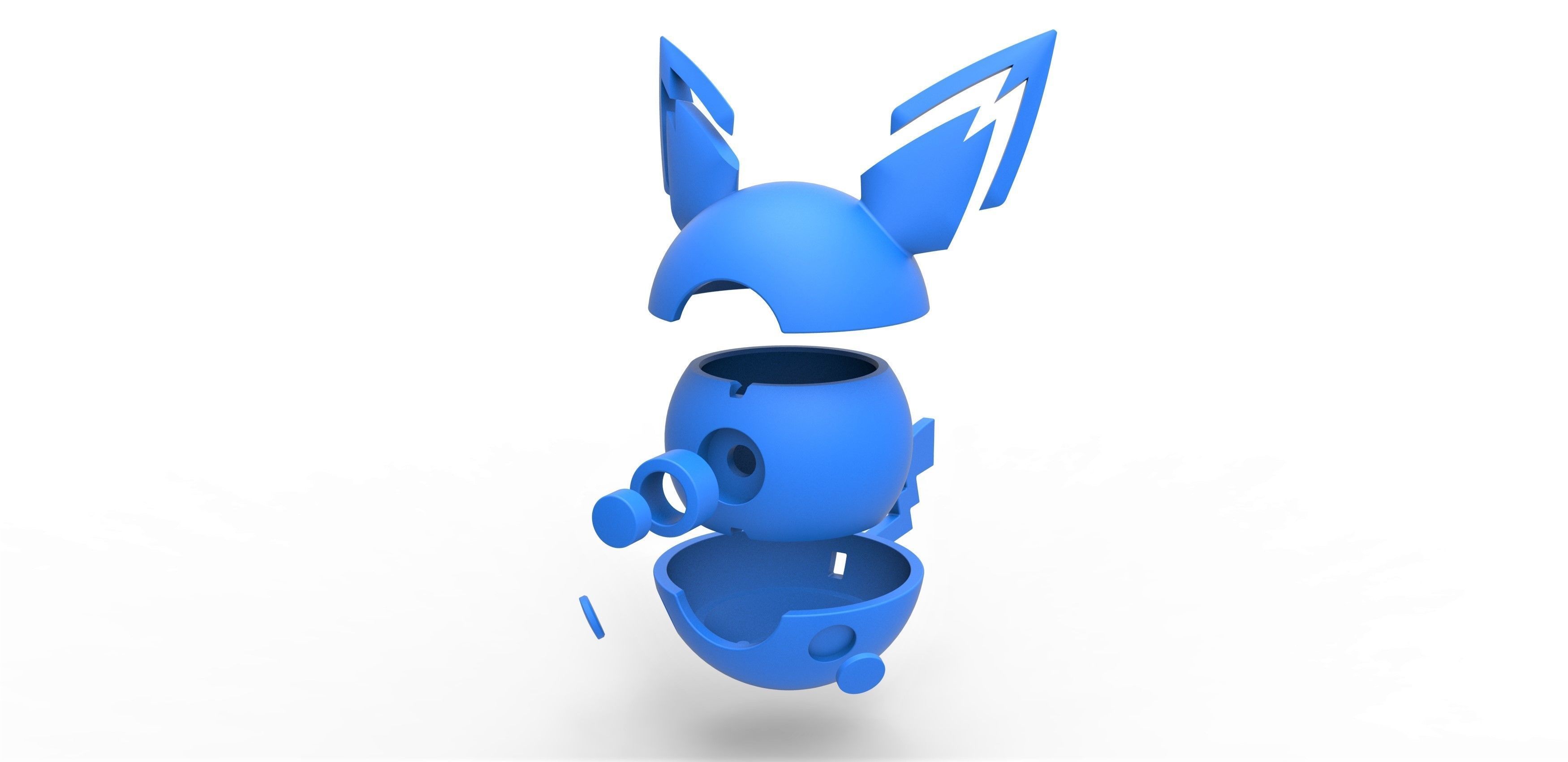 Pichu orb 3D print model_20