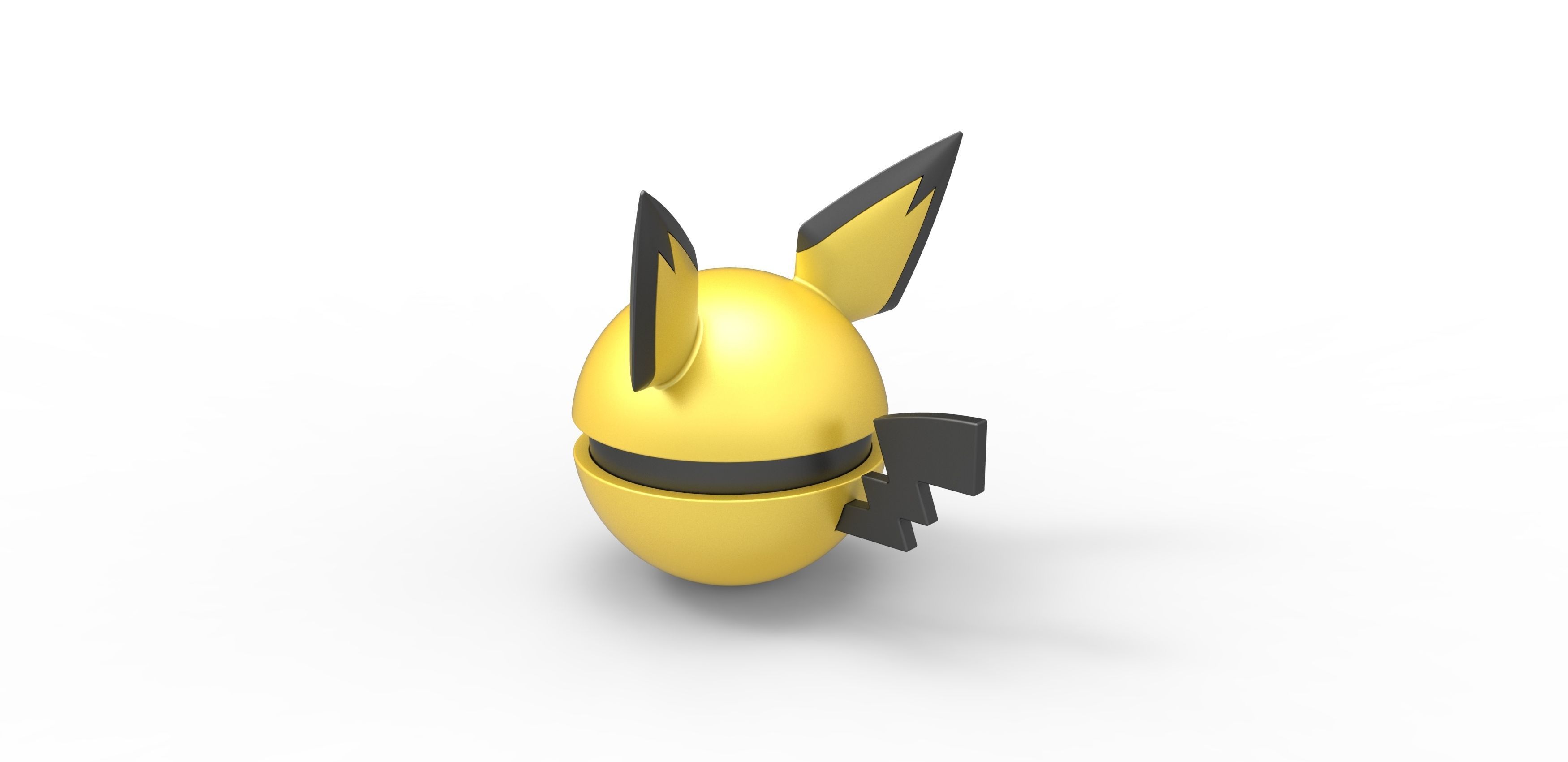 Pichu orb 3D print model_7