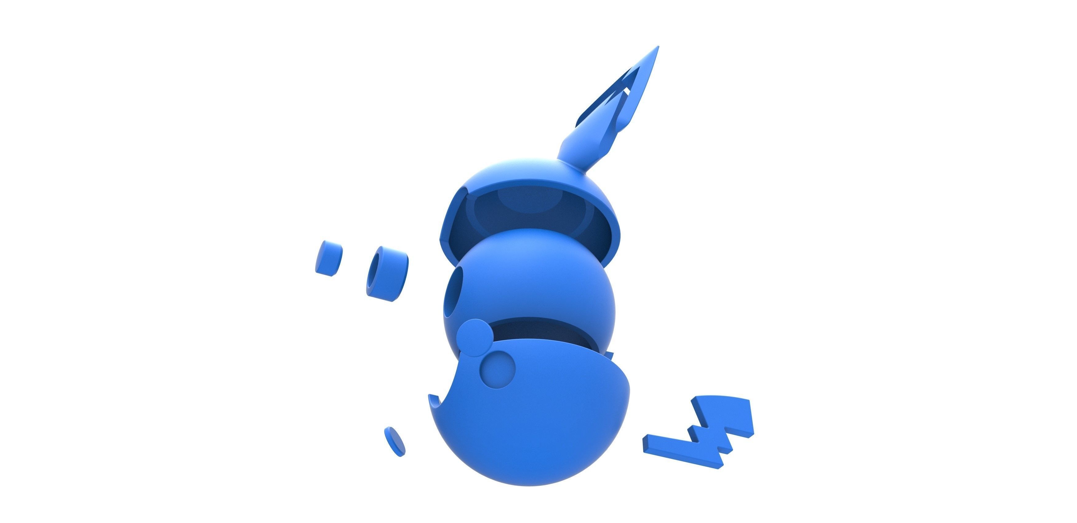 Pichu orb 3D print model_19