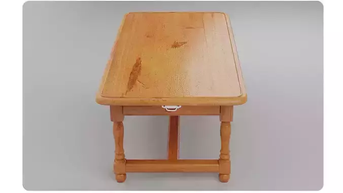 Dinner table 3D model Dinner table 3D model