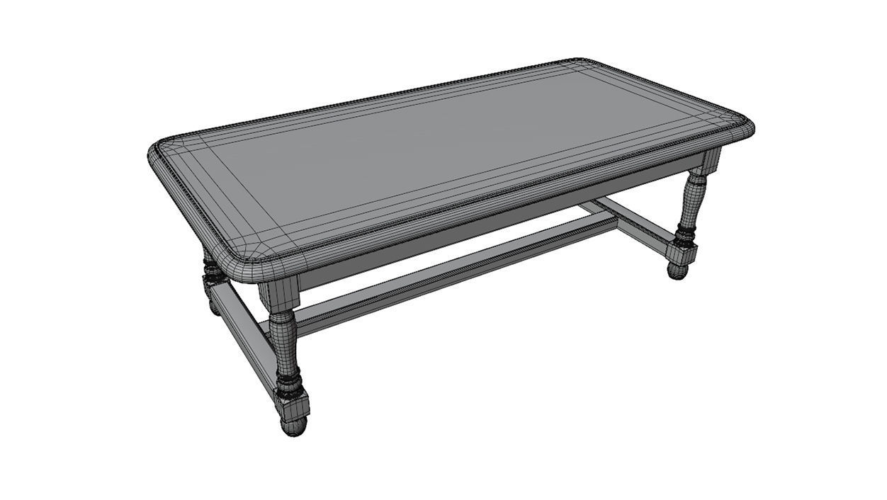 Dinner table 3D model_14