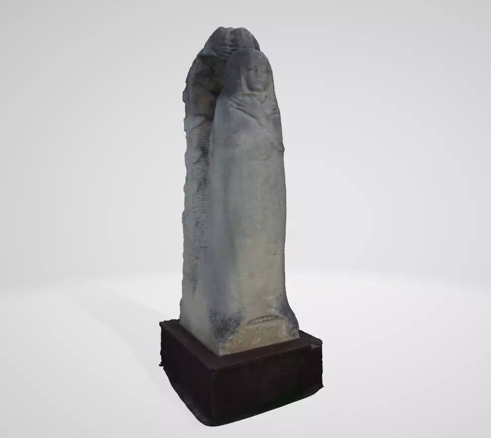 monument10 stone statue 3D model_0