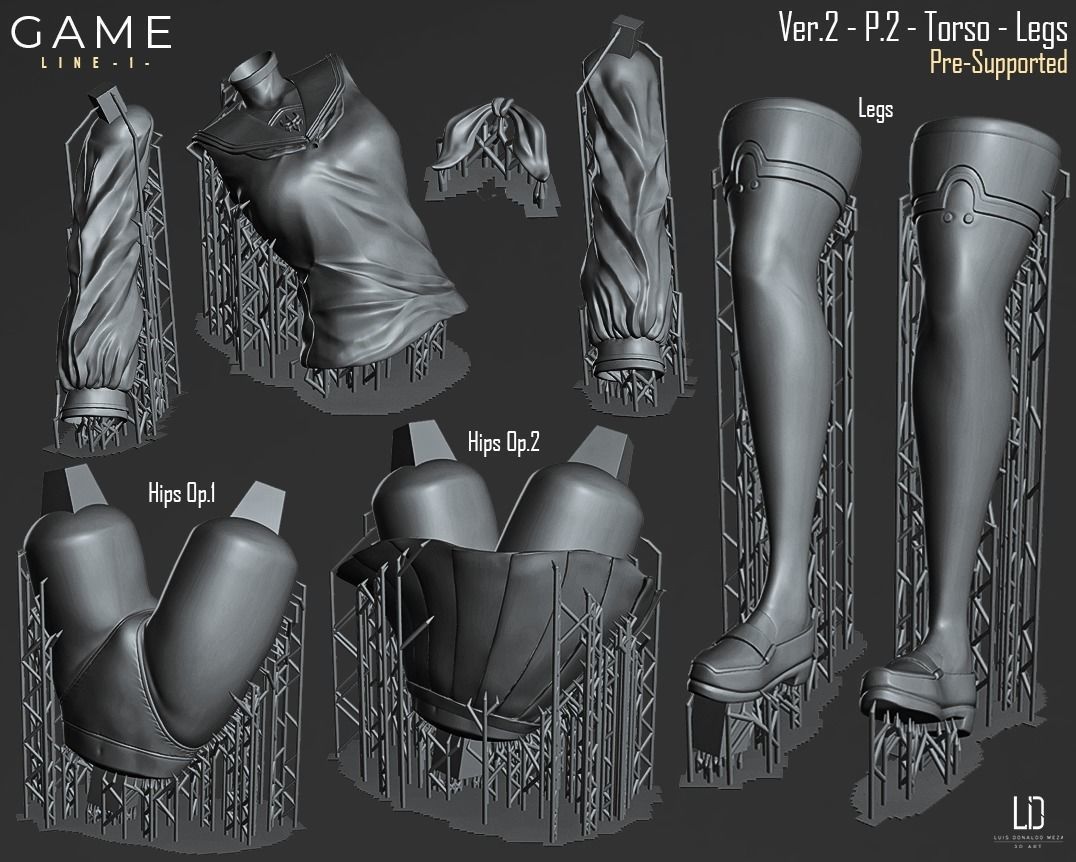 2B - 3D print - STL  3D print model_8