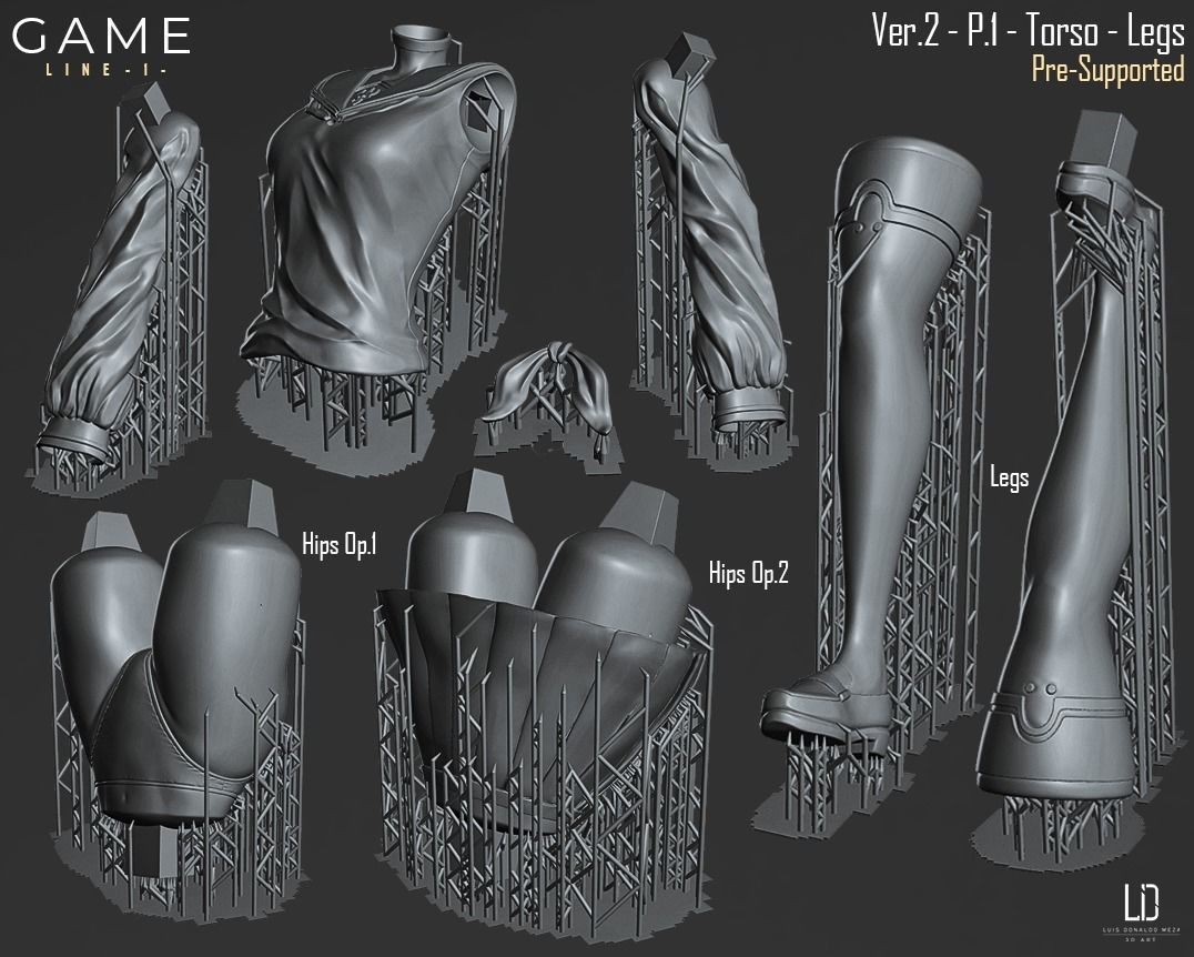 2B - 3D print - STL  3D print model_4