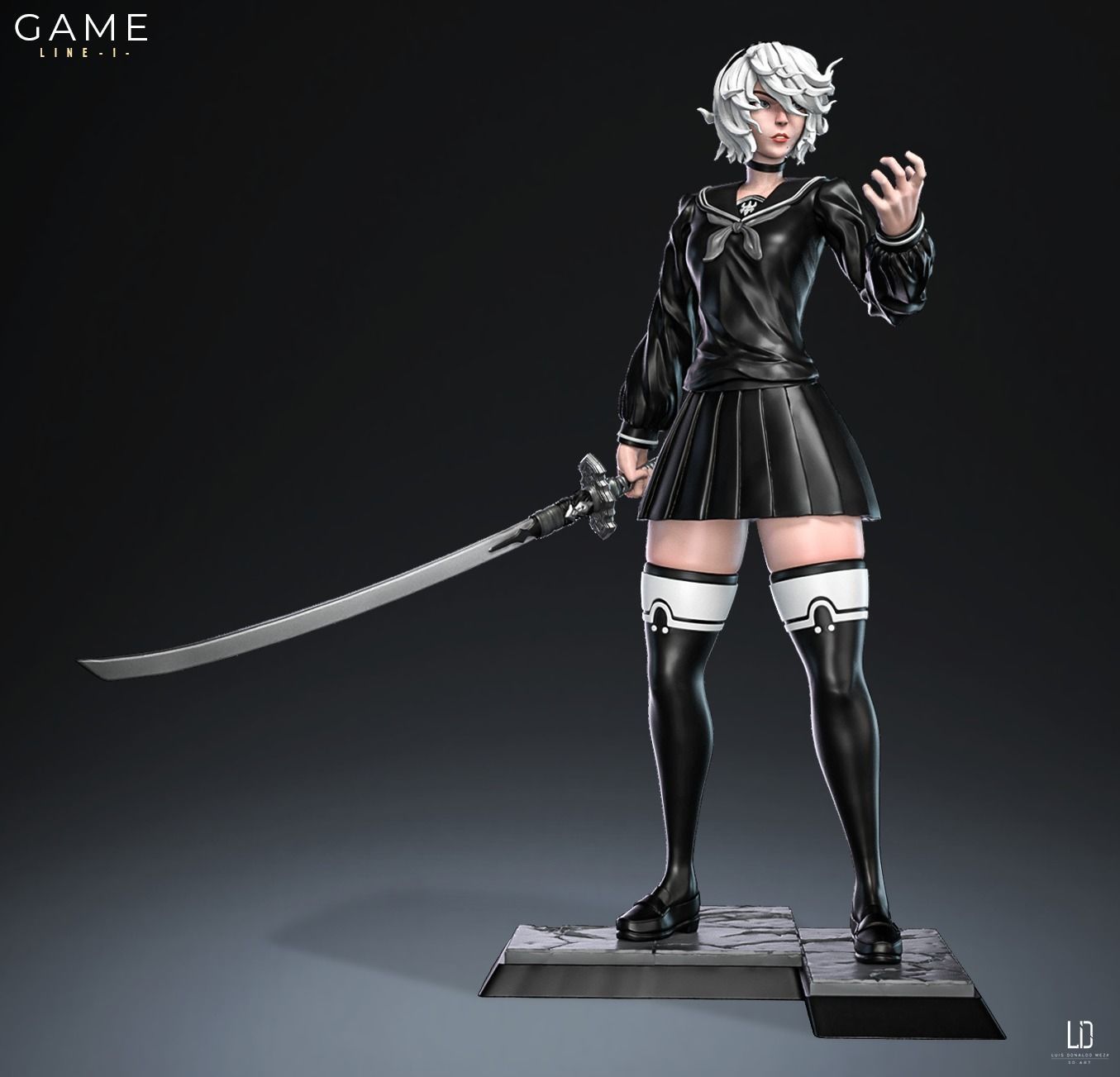 2B - 3D print - STL  3D print model_1