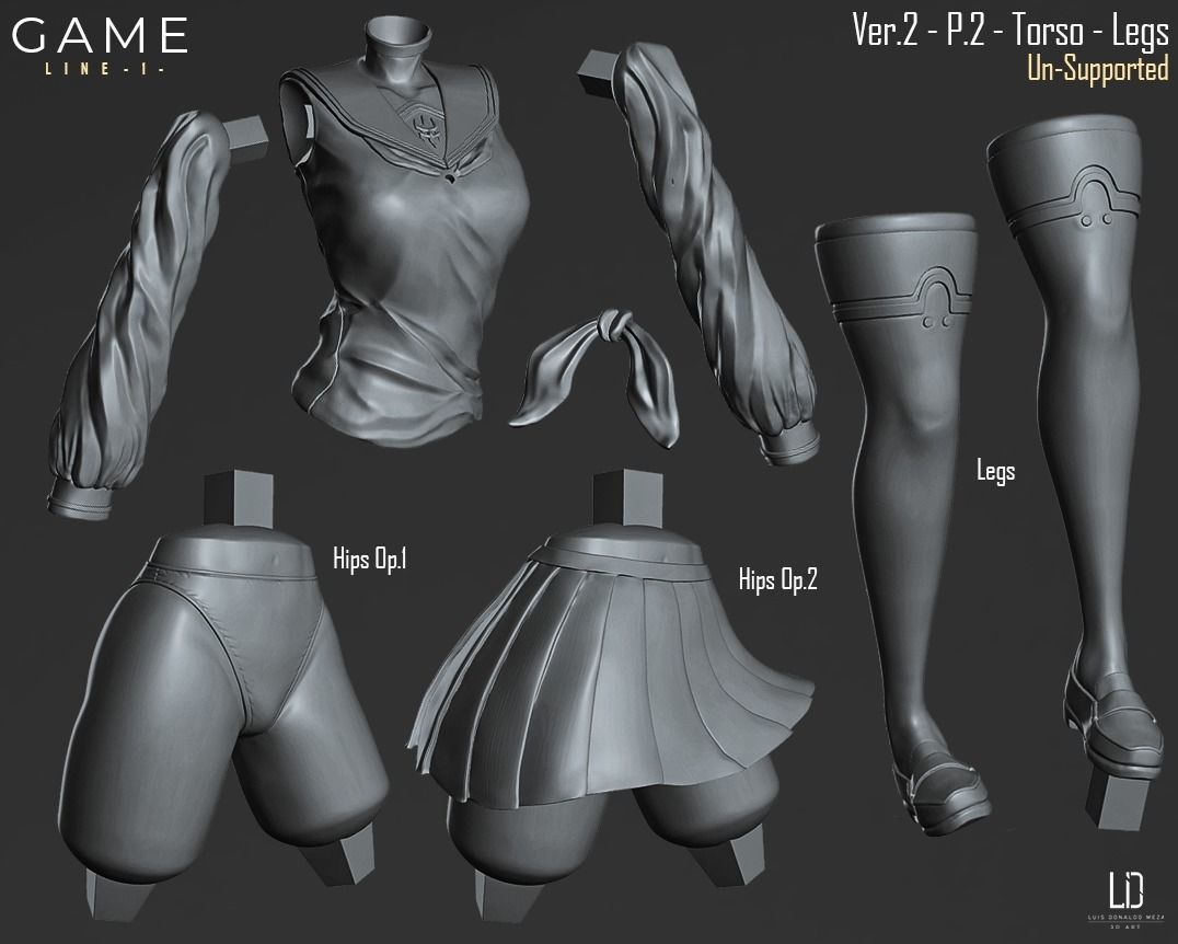 2B - 3D print - STL  3D print model_7