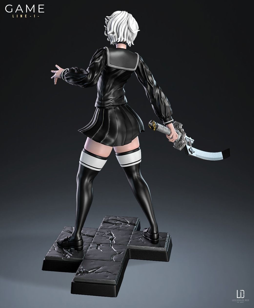 2B - 3D print - STL  3D print model_6