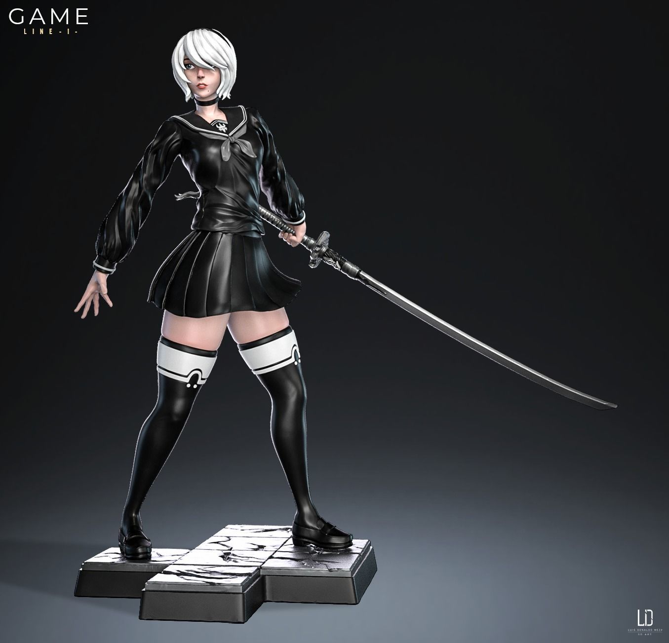 2B - 3D print - STL  3D print model_5
