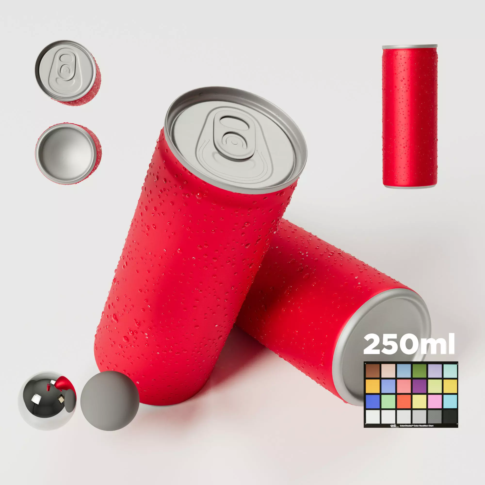 Soda Can - 250ml 3D model