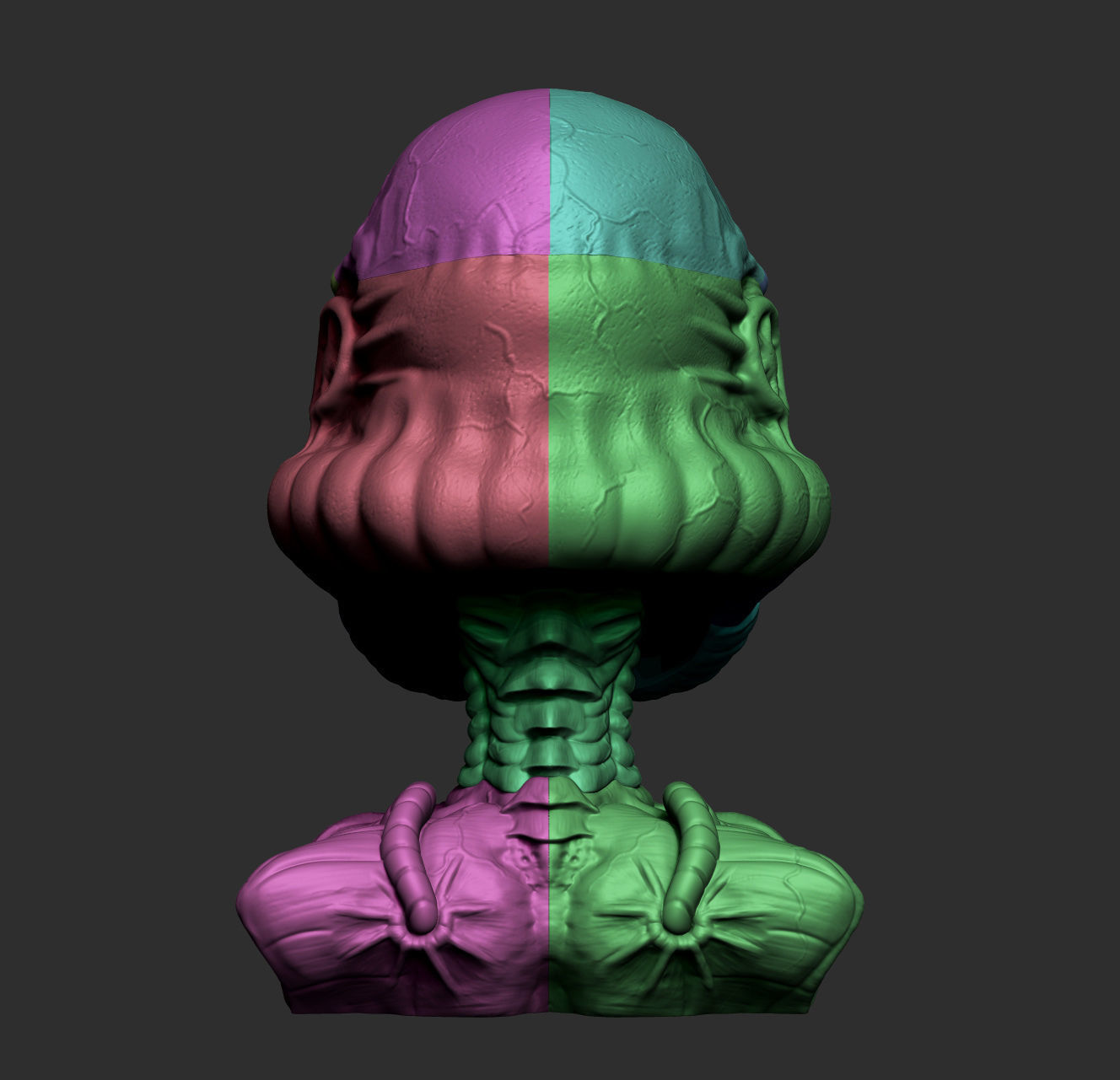 Exclusive Organic Stormtrooper helmet Star Wars 3D print model_14