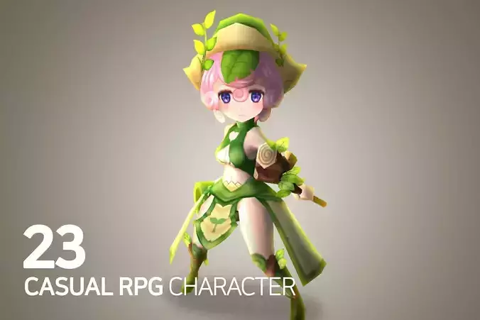 Casual RPG Character - 23 Rienna