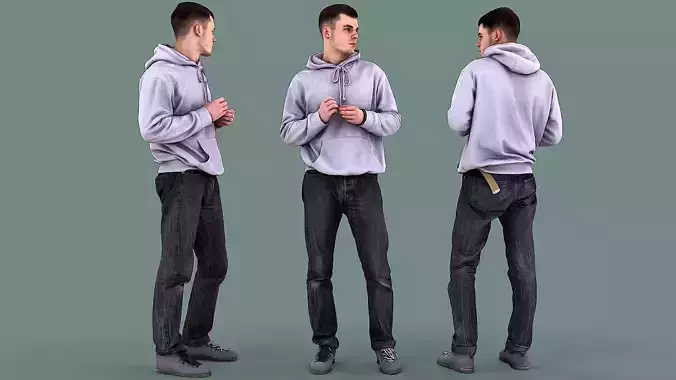Little Nervous 3D model