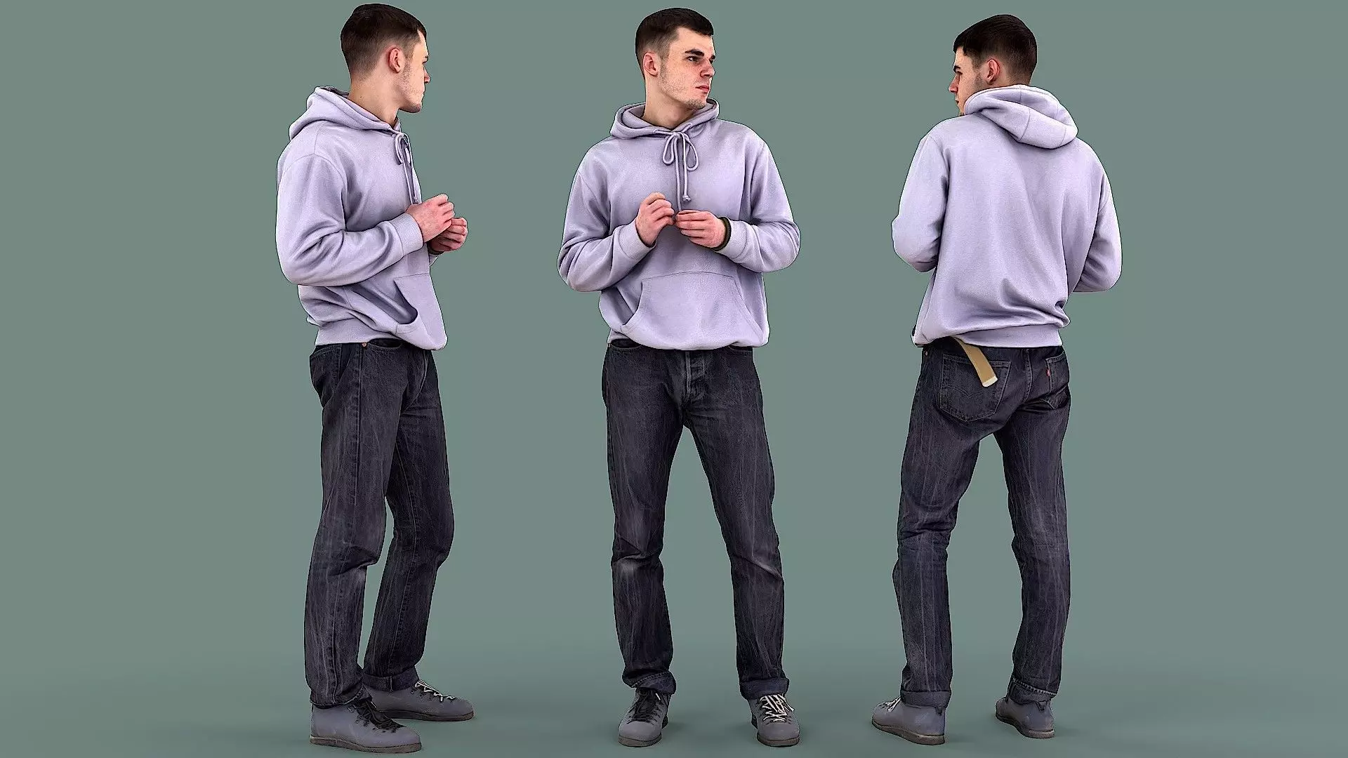 Little Nervous 3D model