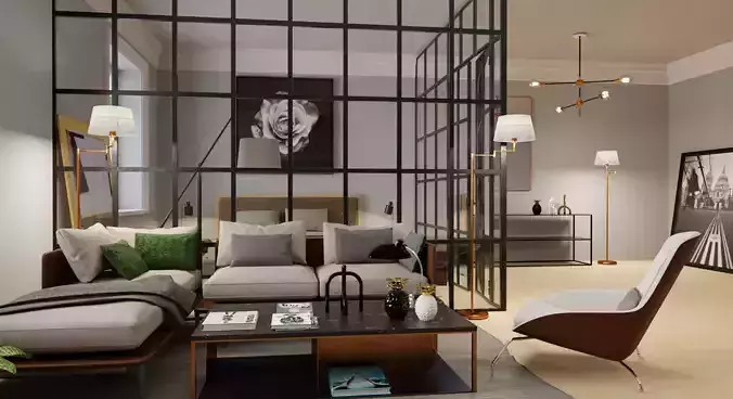 Scandinavian Modern  Interior