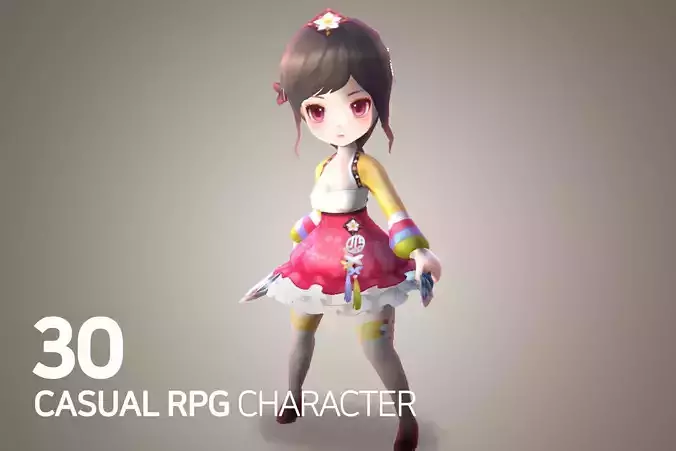 Casual RPG Character - 30 Wharan