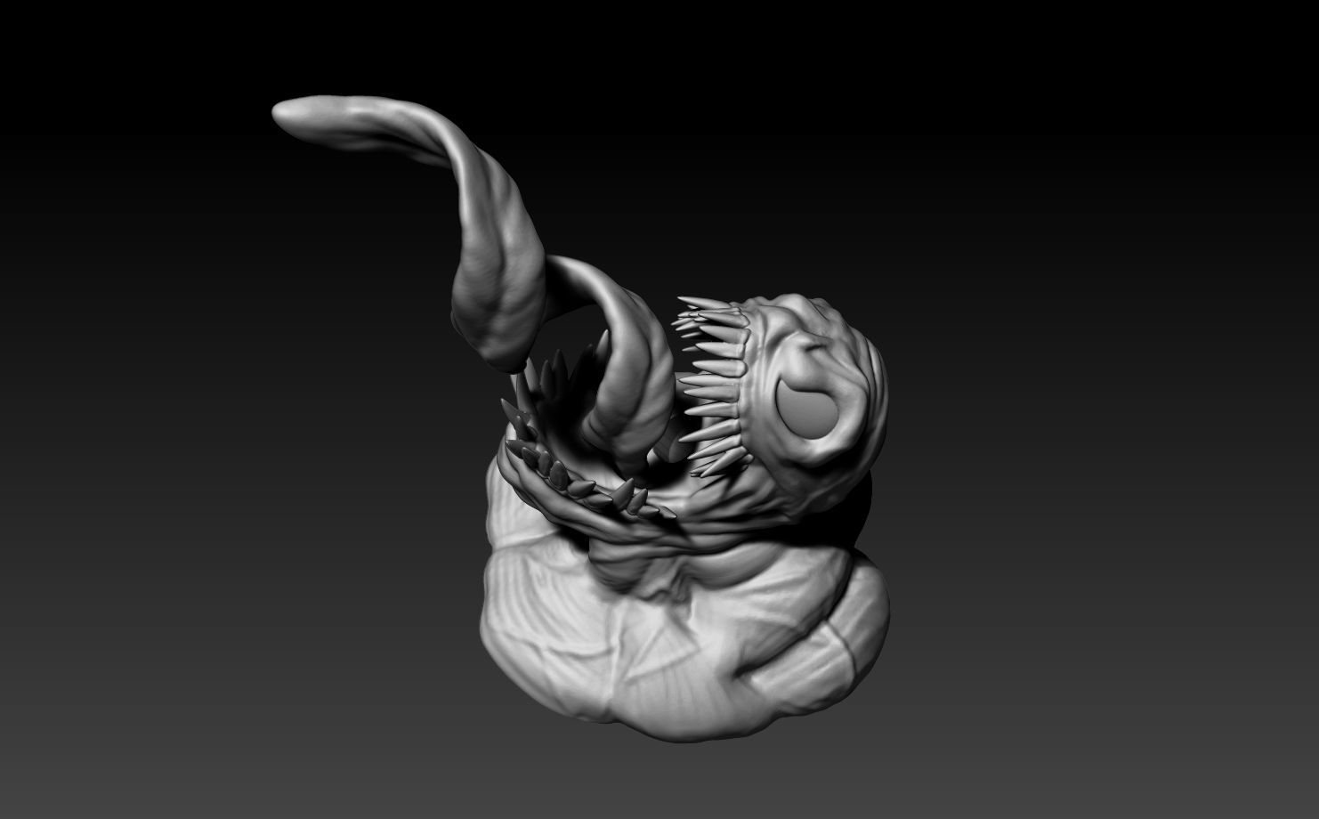 Venom pen holder 3D print model_12