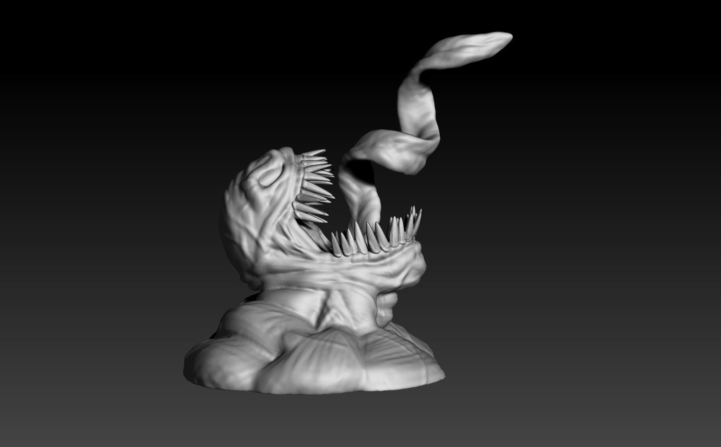 Venom pen holder 3D print model_11