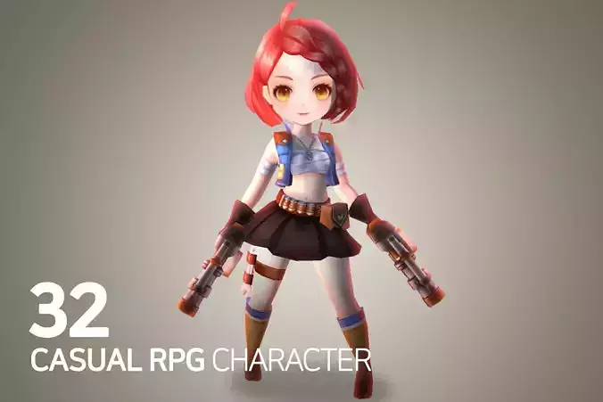 Casual RPG Character - 32 Aira