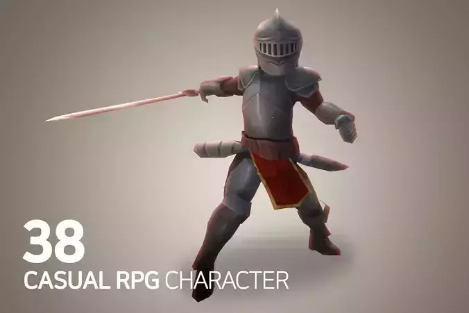 Casual RPG Character - 38 Soldier