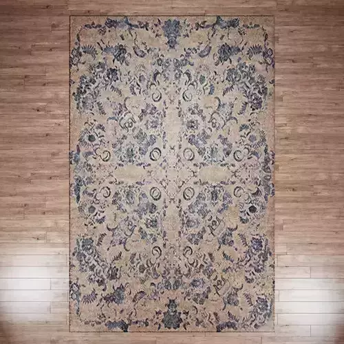 ALFOMBRA area rug with floral pattern