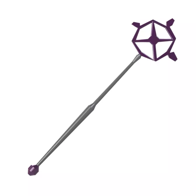 Oldschool Runescape - Life Size Ancient Staff 3D print model_0