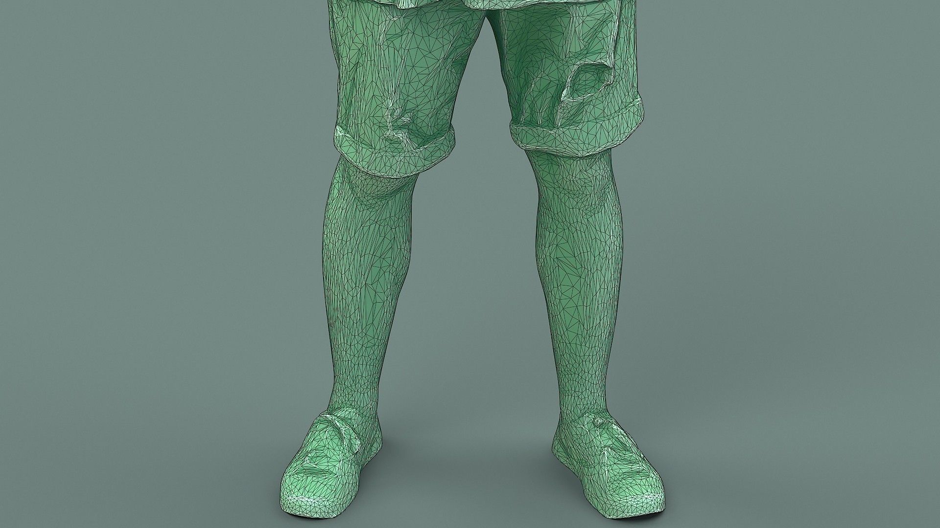 Ooops man with tattoos 3D model_13