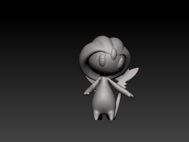 pokemon uxie 3D print model_6