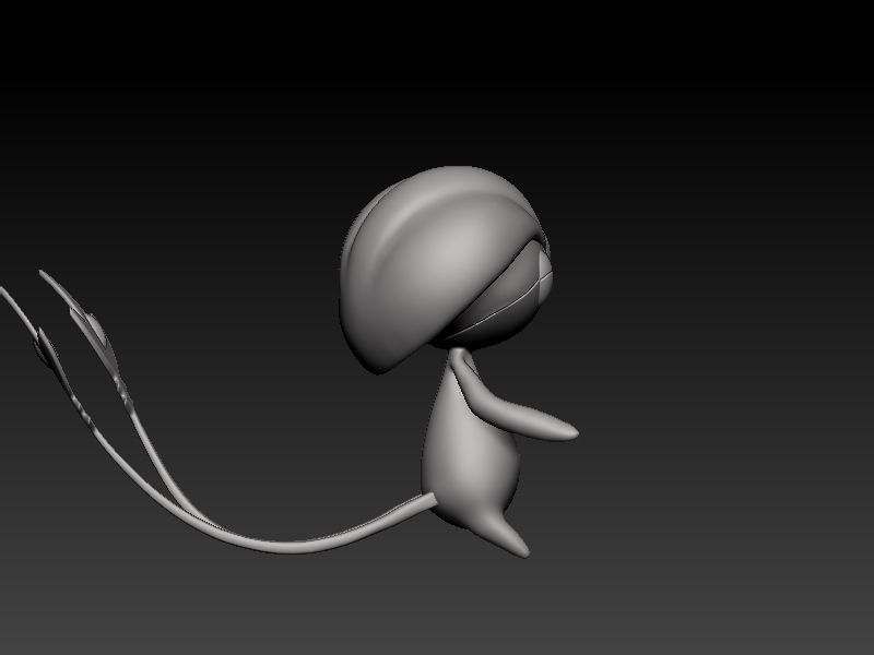 pokemon uxie 3D print model_10