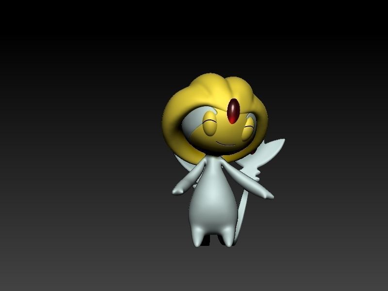 pokemon uxie 3D print model_5