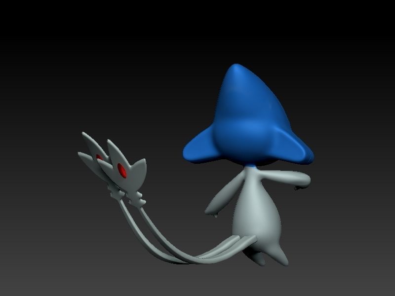 pokemon azelf 3D print model_5