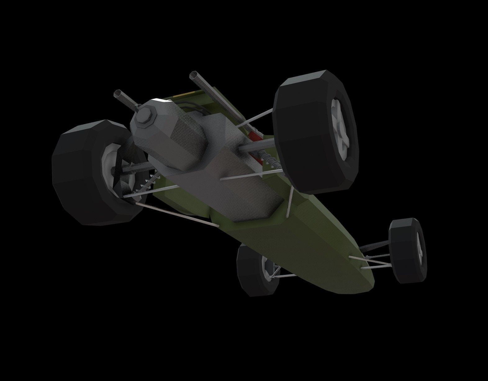 Lotus 43 Low Poly Low-poly 3D model_5