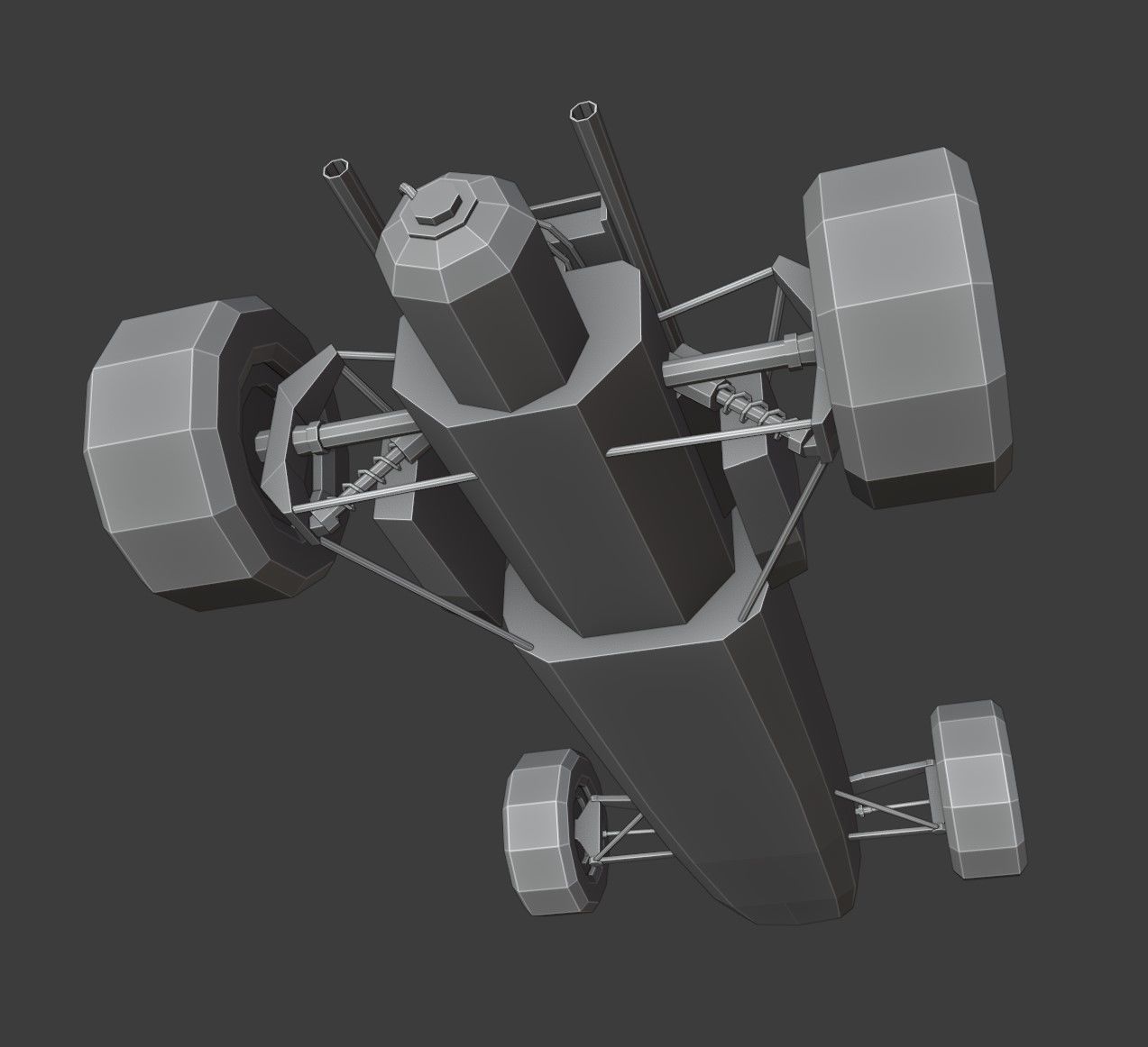 Lotus 43 Low Poly Low-poly 3D model_11