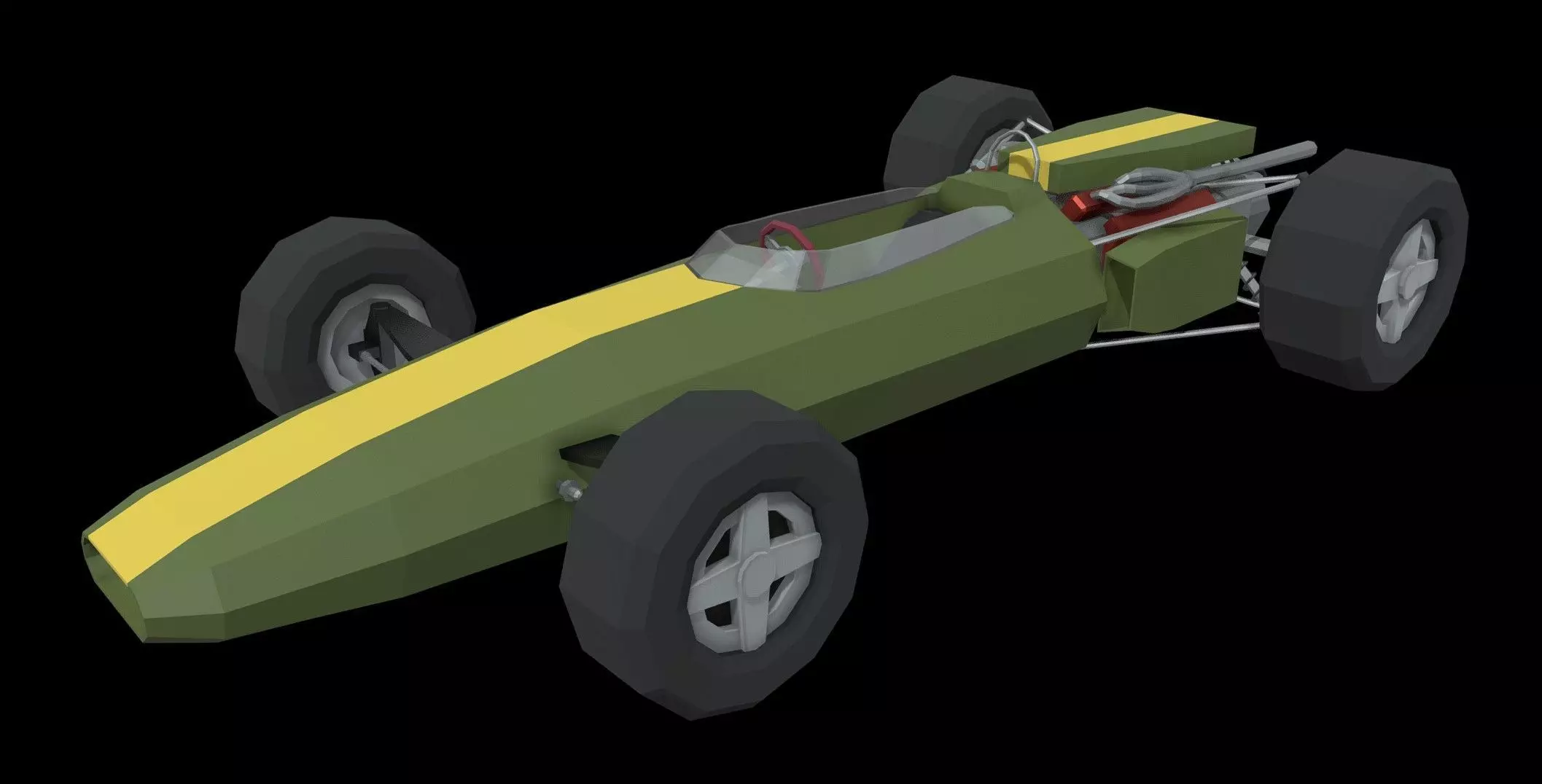 Lotus 43 Low Poly Low-poly 3D model_0