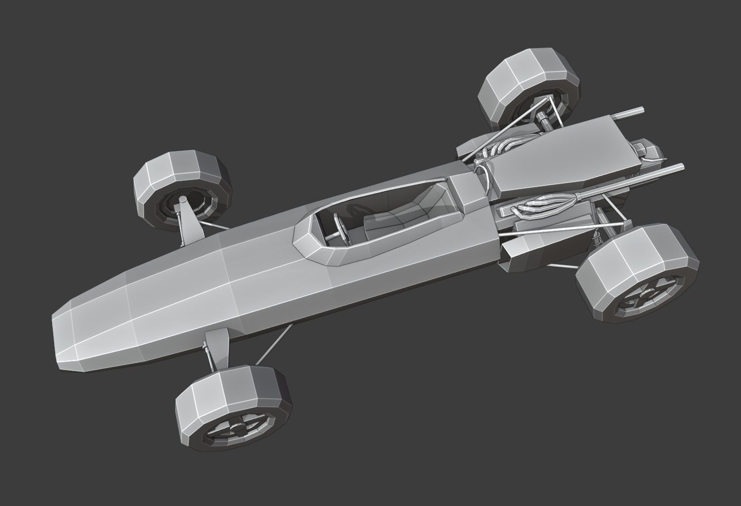 Lotus 43 Low Poly Low-poly 3D model_12