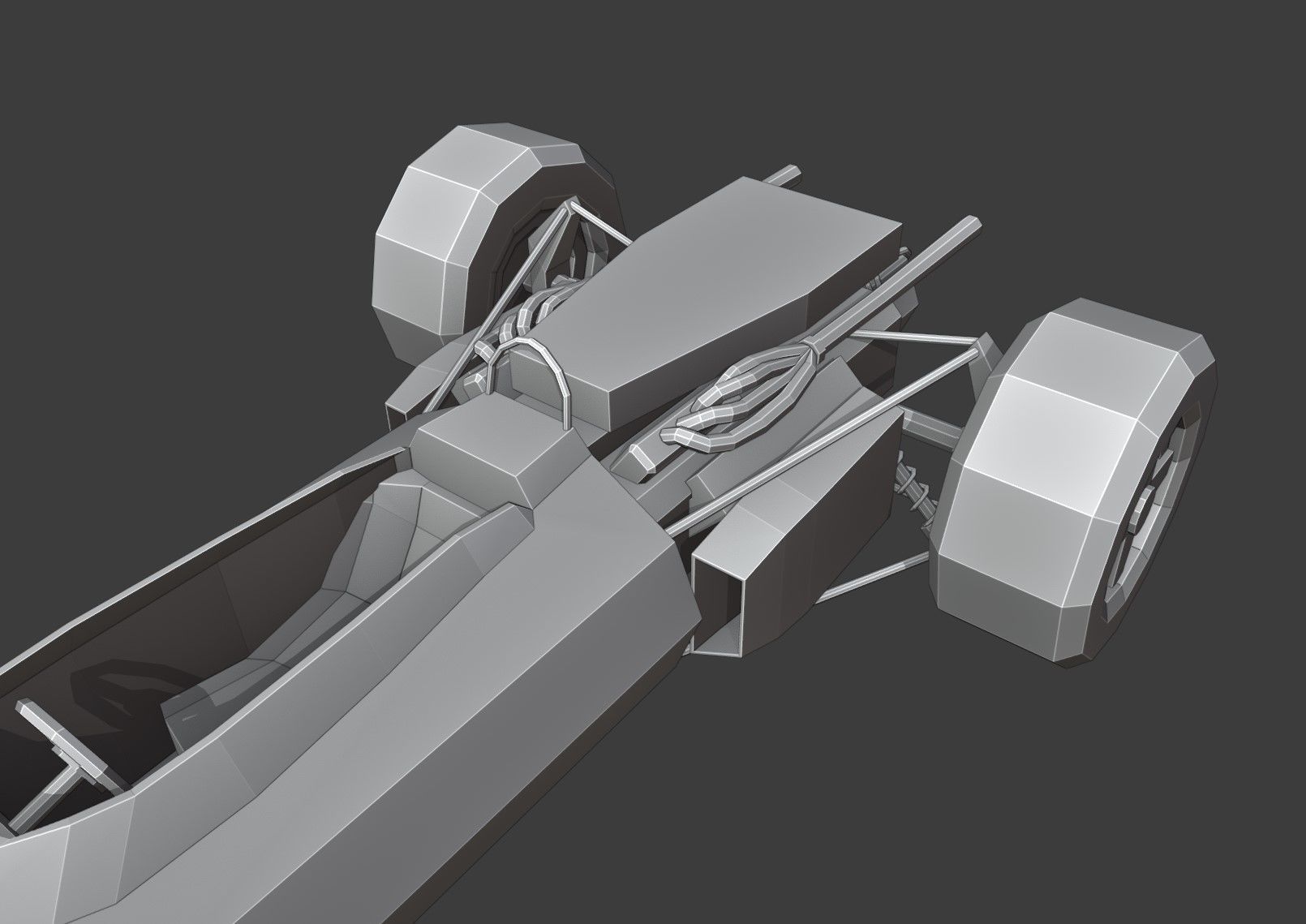 Lotus 43 Low Poly Low-poly 3D model_10