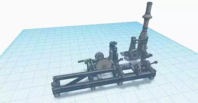 HO Scale Portable Sawmill 3D print model