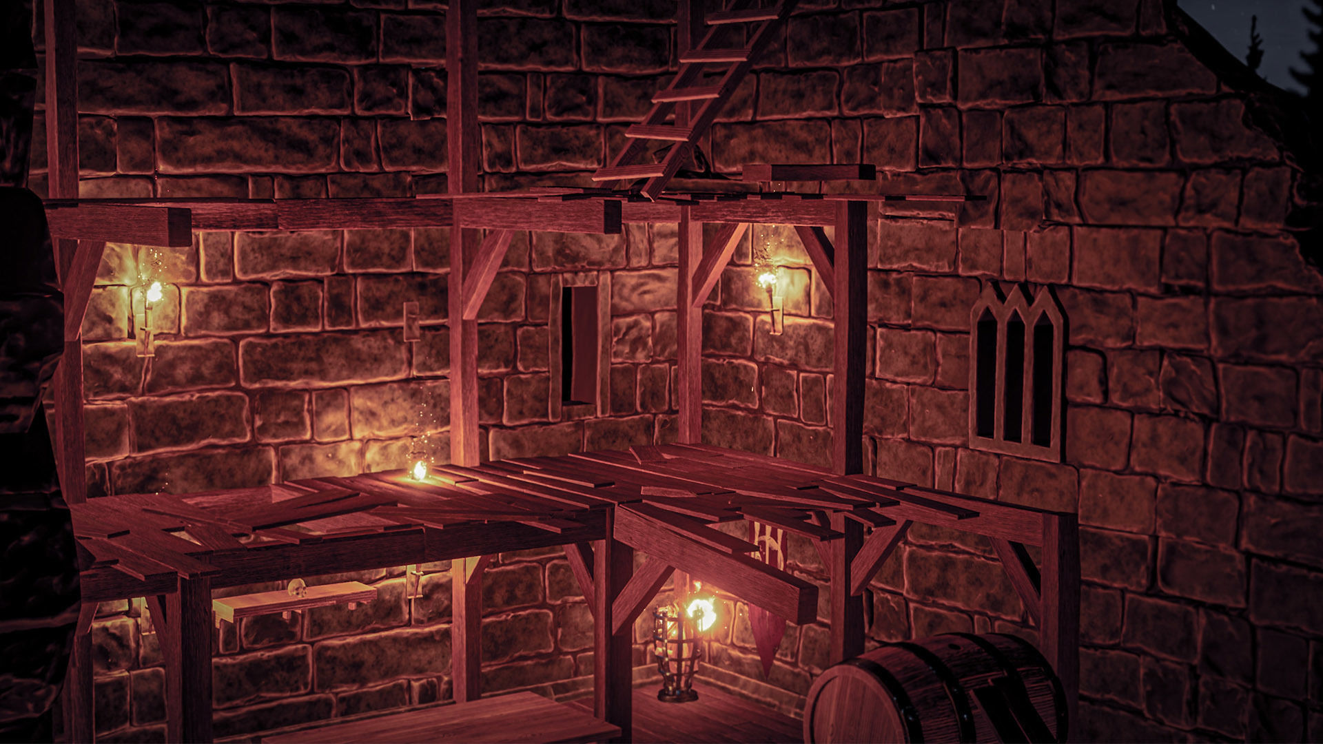 Castle Ruins Props Asset Low-poly 3D model_39