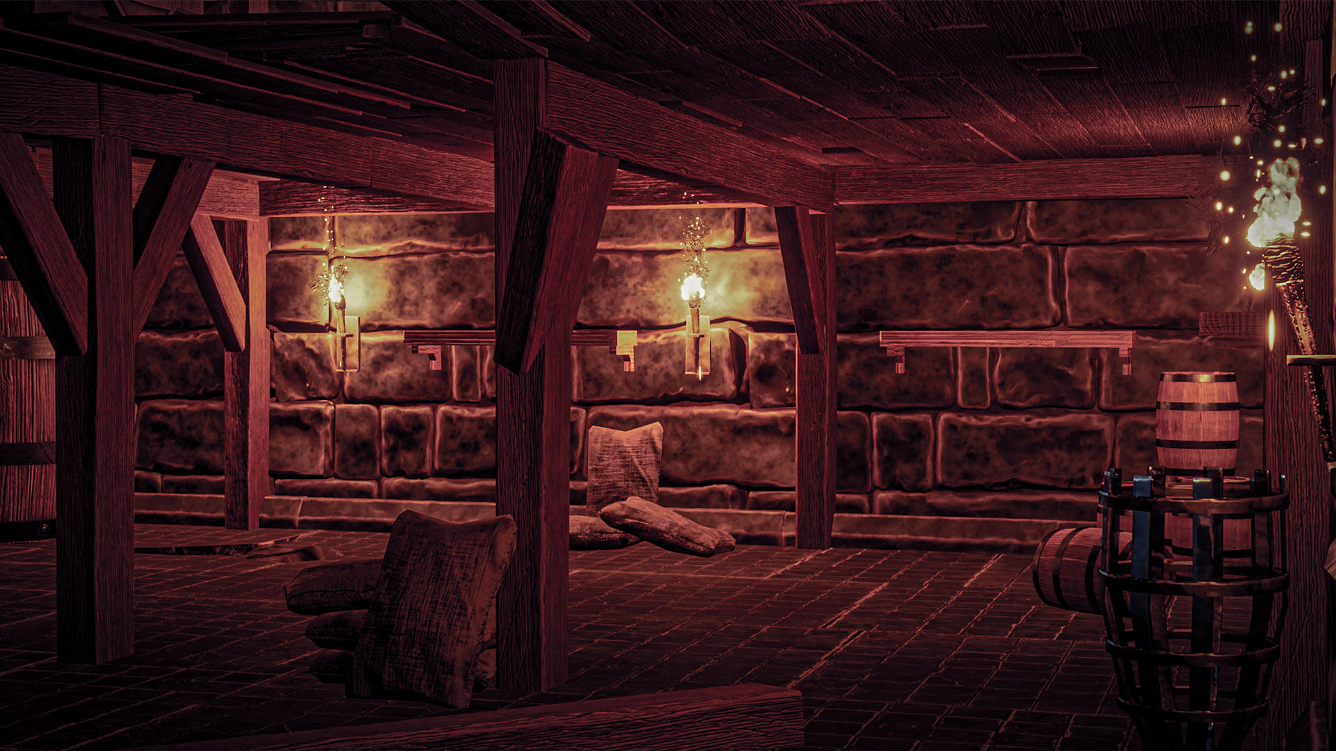 Castle Ruins Props Asset Low-poly 3D model_30