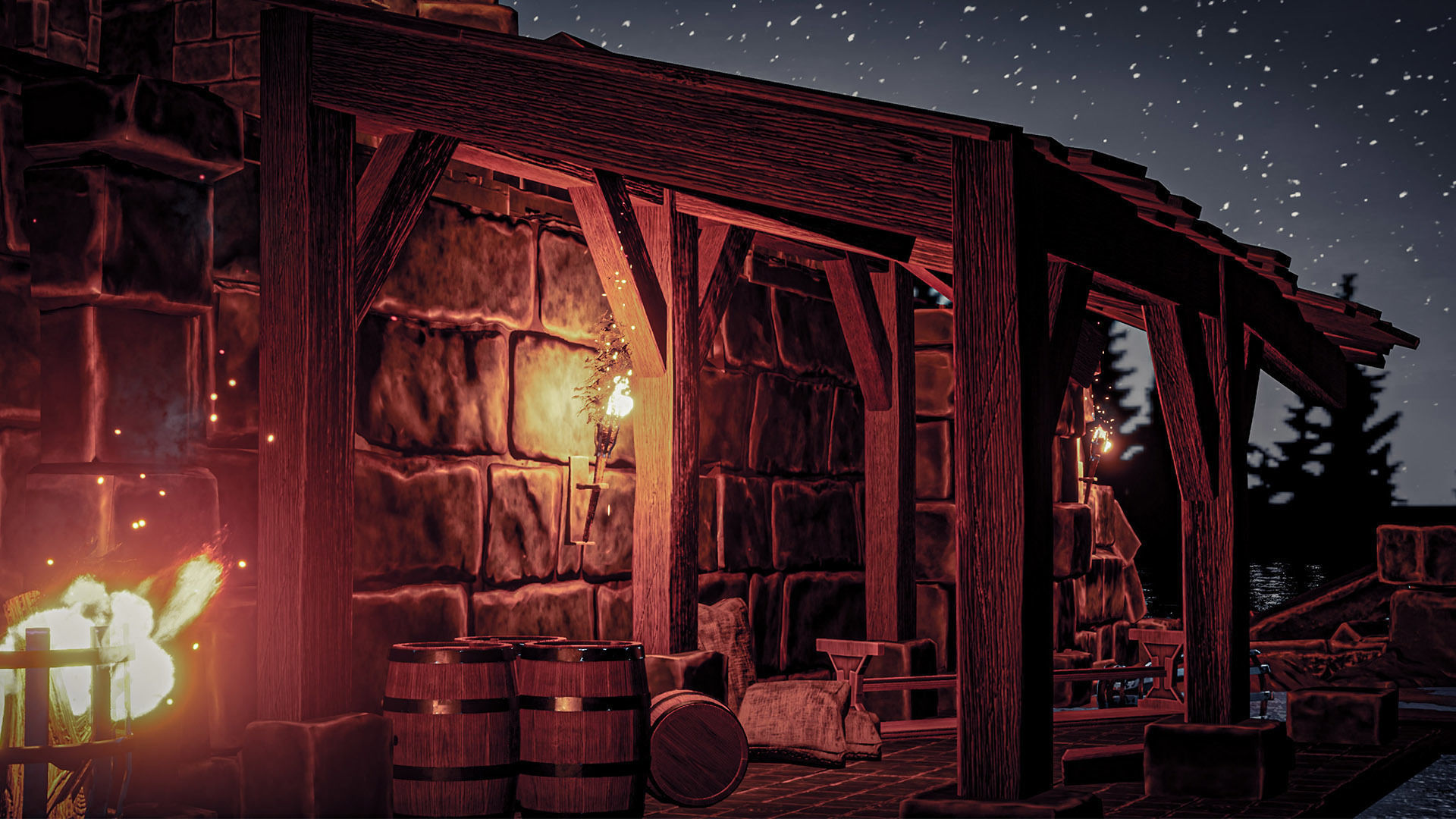 Castle Ruins Props Asset Low-poly 3D model_50