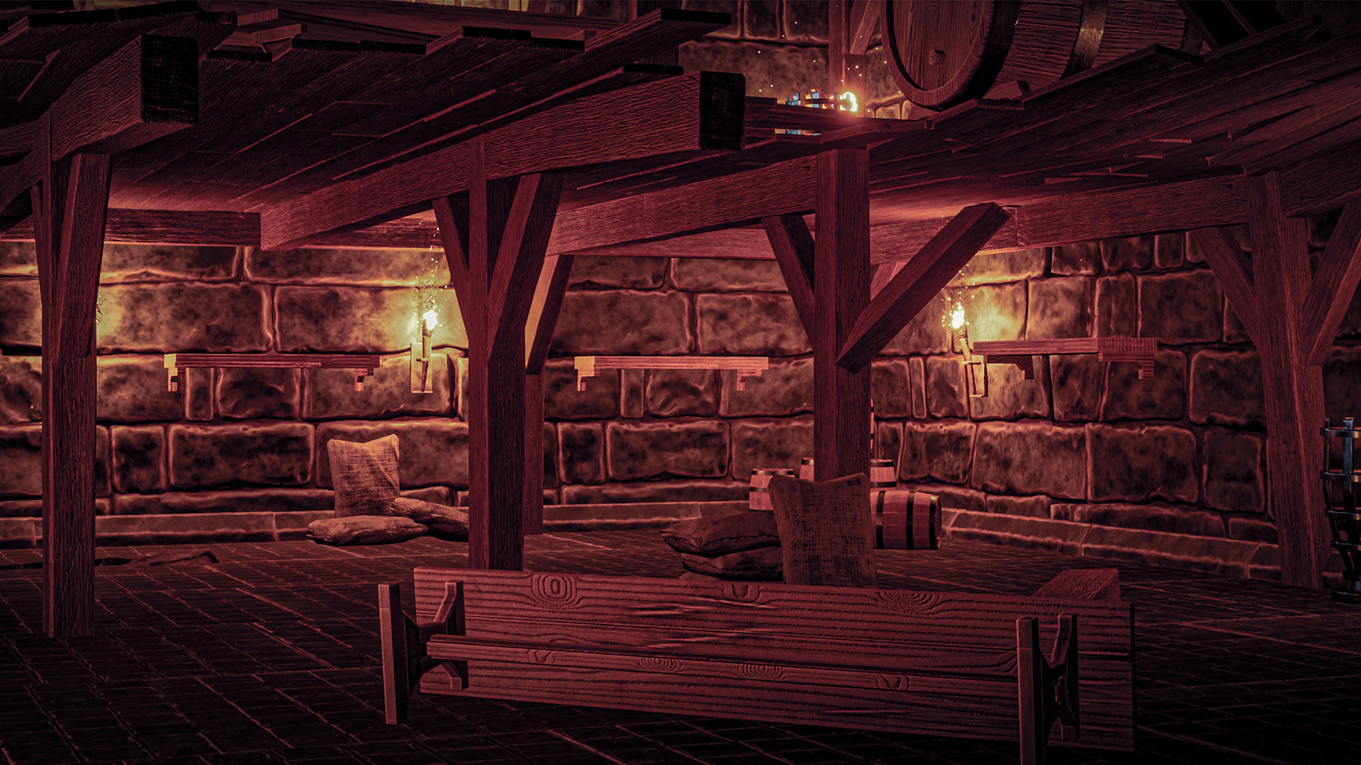 Castle Ruins Props Asset Low-poly 3D model_32