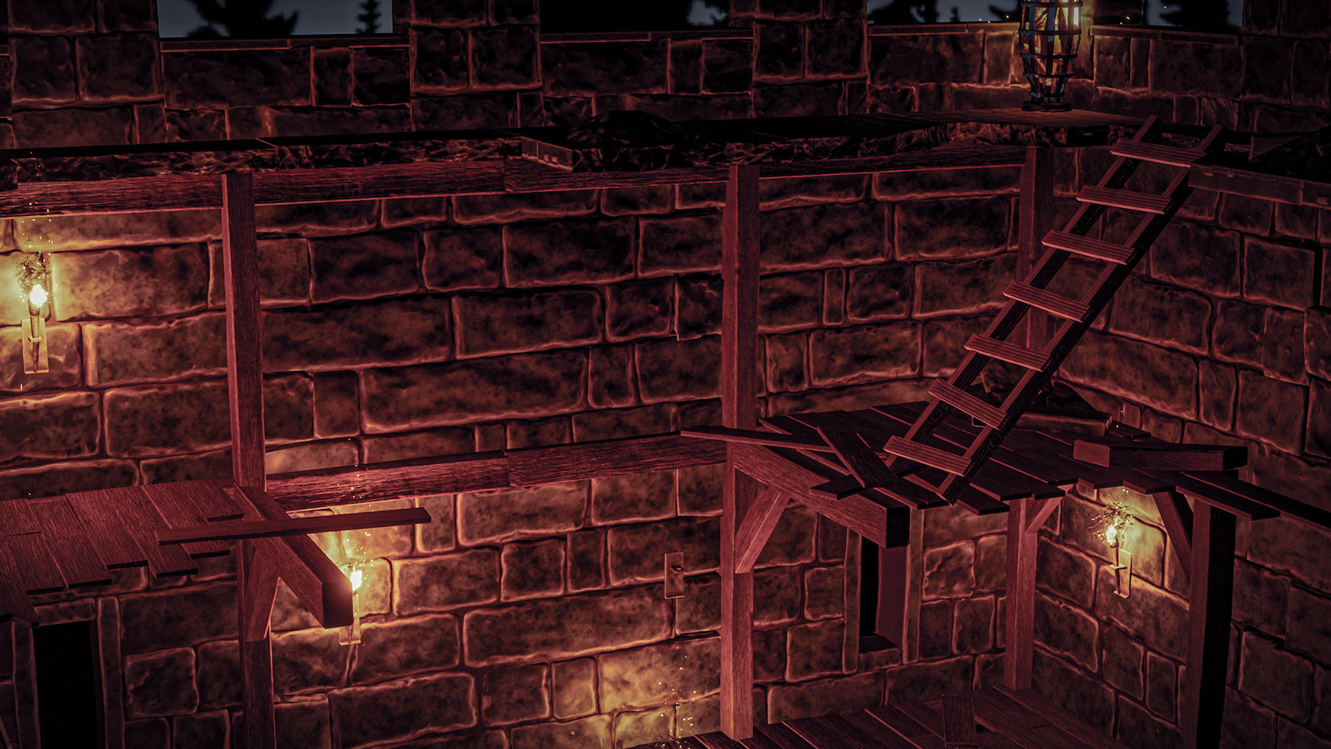 Castle Ruins Props Asset Low-poly 3D model_41