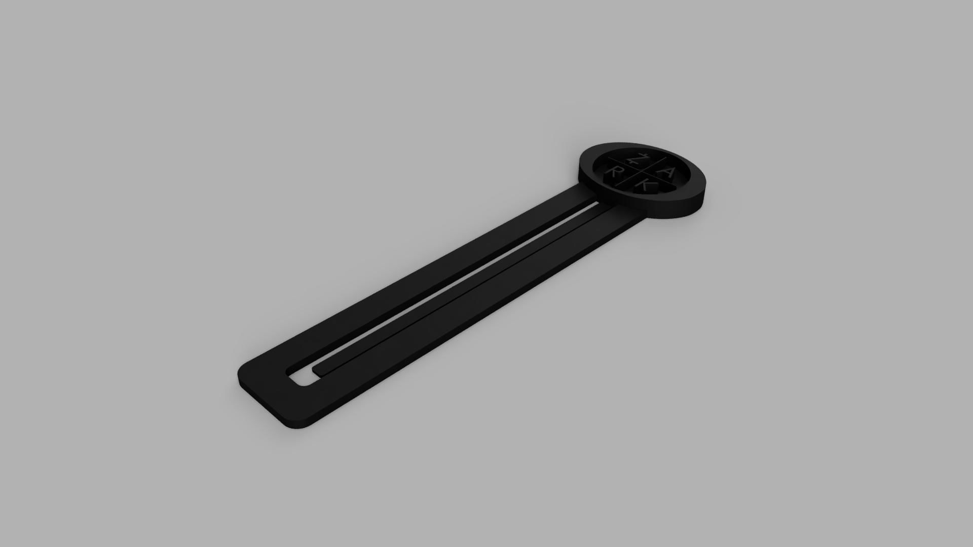Bookmark Ozark 3D print model_3