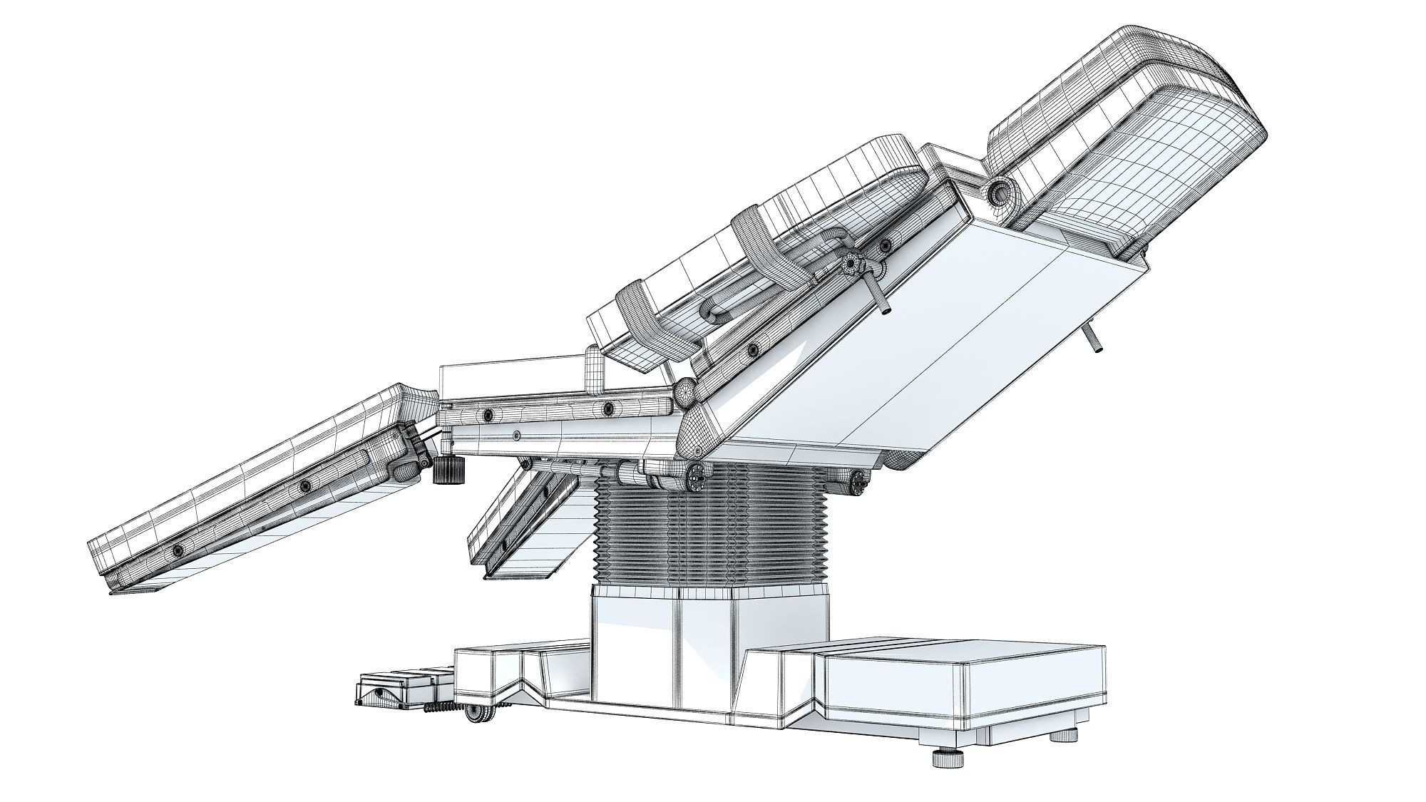 Operating Table 3D model_14