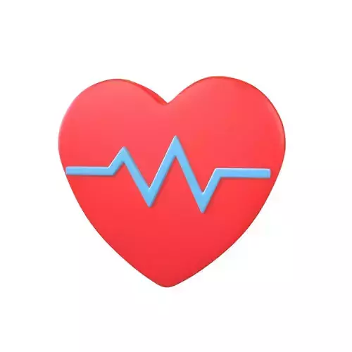 Heartbeat Pulse Symbol v1 002