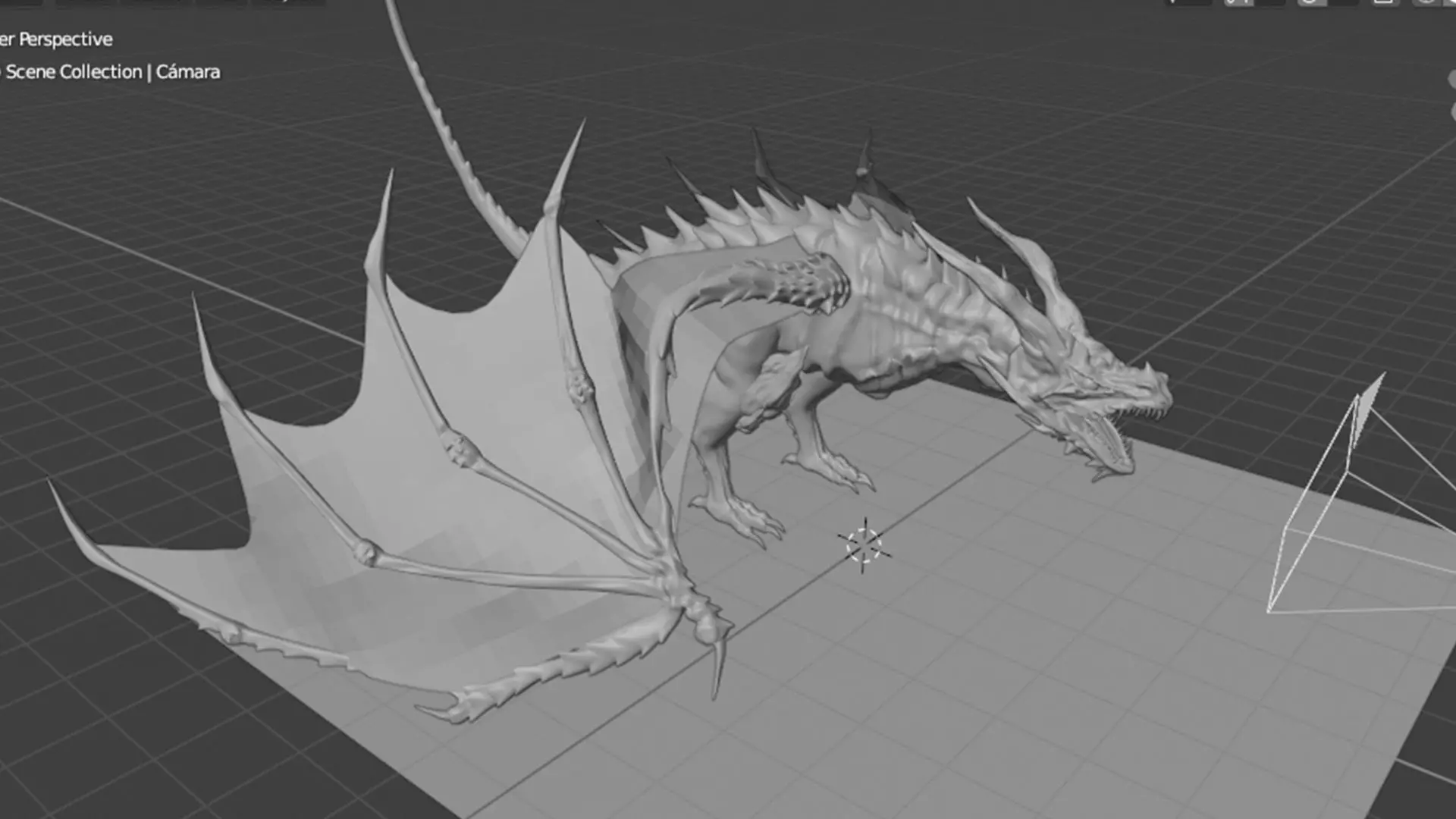 Dragon 3D model_0