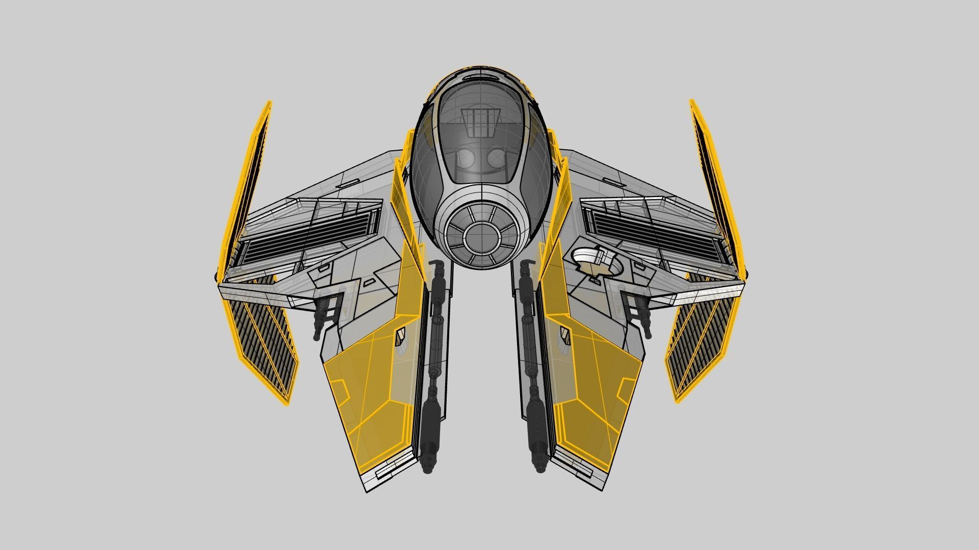 STAR WARS Jedi Interceptor ETA-2 3D model_10