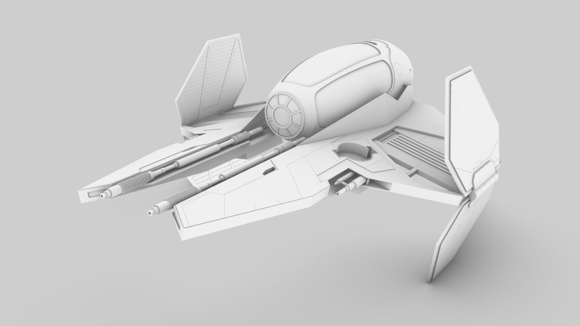 STAR WARS Jedi Interceptor ETA-2 3D model_6